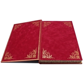 Подарочная книга в кожаном переплёте "Русские Народные Сказки"