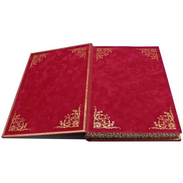 Подарочная книга в кожаном переплёте "Русские Народные Сказки"