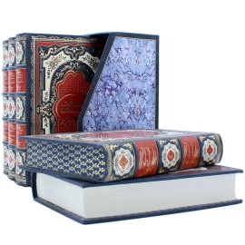 Подарочные книги в кожаном переплёте "Марина Цветаева. Собрание сочинений" в 5 томах