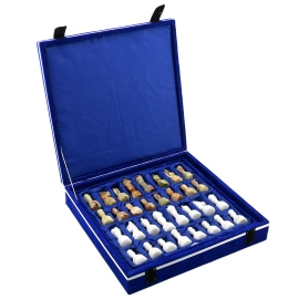 Шахматы из мрамора и оникса "Премиум"