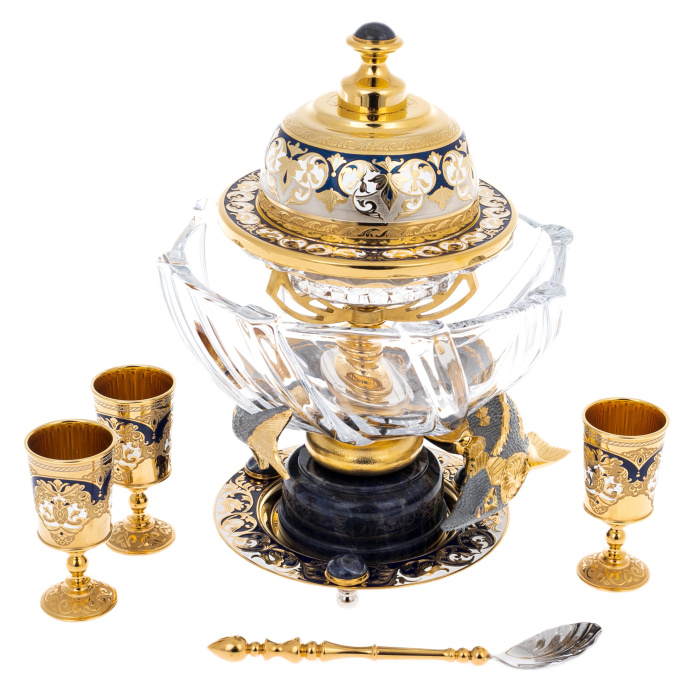 Икорница на содалите "Посейдон" на 3 персоны, Златоуст