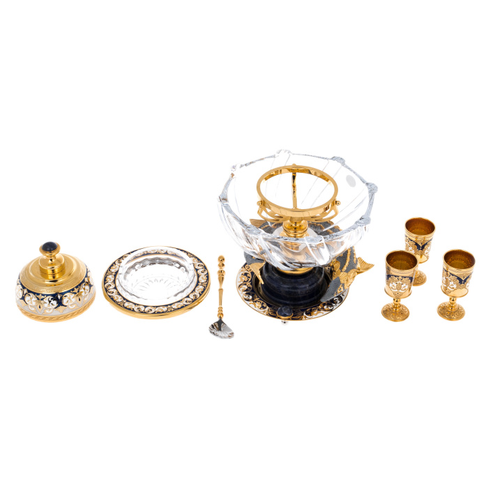 Икорница на содалите "Посейдон" на 3 персоны, Златоуст