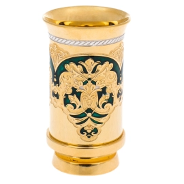 Икорный набор на нефрите "Дары моря" со стопками, на 3 персоны, Златоуст