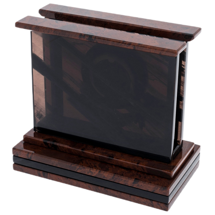 Настольный набор из обсидиана "Представительский"