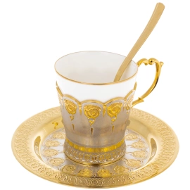 Кофейная пара "Роза" на 1 персону, Златоуст