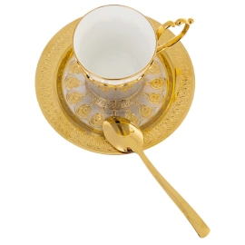 Кофейная пара "Роза" на 1 персону, Златоуст