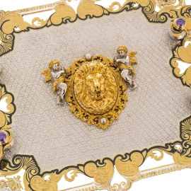 Набор водочный "Лев" на 6 персон, Златоуст