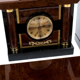 Настольный набор из обсидиана "Георгий Победоносец"