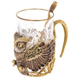 Подстаканник "Сова" Златоуст