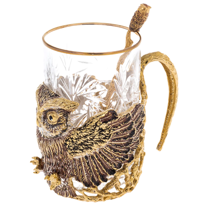 Zlatoust's Owl cup holder