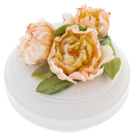 Шкатулка фарфоровая "Надежда. Пион"