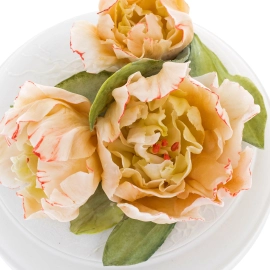 Шкатулка фарфоровая "Надежда. Пион"