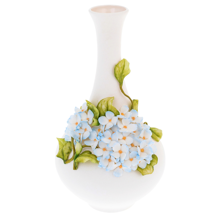 Porcelain vase "Vostok. Hydrangea"