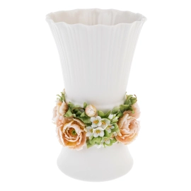 Ваза фарфоровая "Олимпия. Пион и жасмин"