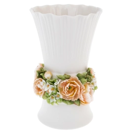 Ваза фарфоровая "Олимпия. Пион и жасмин"