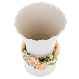 Ваза фарфоровая "Олимпия. Пион и жасмин"