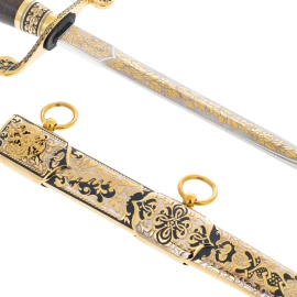 Кортик сувенирный "Герб РФ" Златоуст