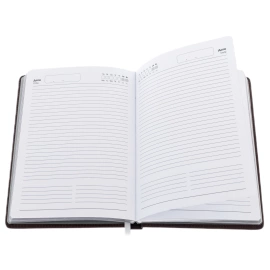 Ежедневник кожаный "Статус" с ручкой, Златоуст