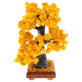 Статуэтка из янтаря "Дуб"