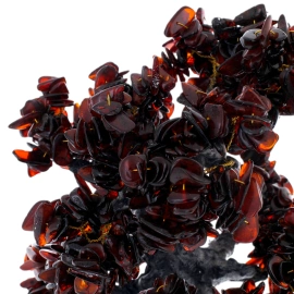 Статуэтка из янтаря "Дуб" тёмный