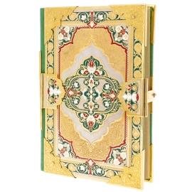 Коран "Восток" с камнями, на арабском языке, Златоуст