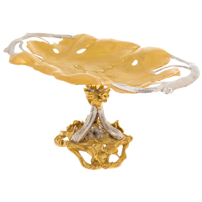 Fruit bowl "Grapevine" Zlatoust