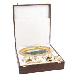 Чайный набор "Охотничий" на 2 персоны, Златоуст