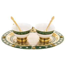 Чайный набор "Арабские узоры" на 2 персоны, Златоуст