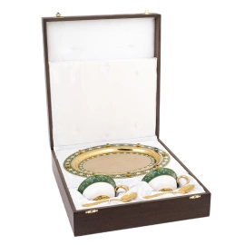 Чайный набор "Арабские узоры" на 2 персоны, Златоуст