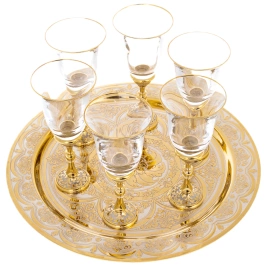 Набор фужеров для шампанского "Изыск" на 6 персон, Златоуст