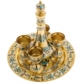 Набор для вина "Восток" на 4 персоны, Златоуст