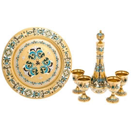 Набор для вина "Восток" на 4 персоны, Златоуст