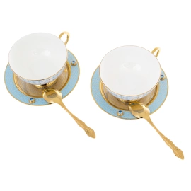 Чайный набор "Утреннее вдохновение" на 2 персоны, Златоуст