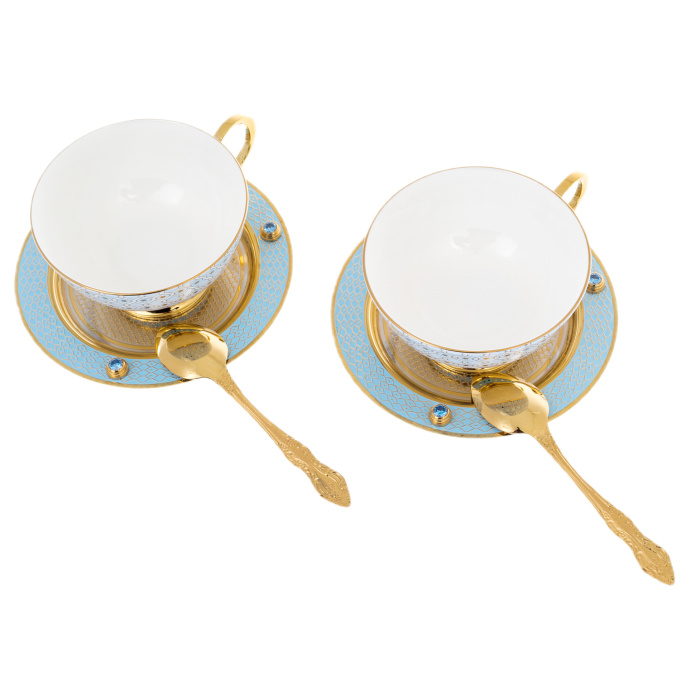 Чайный набор "Утреннее вдохновение" на 2 персоны, Златоуст