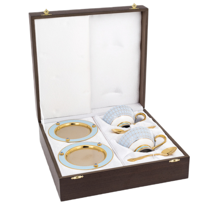 Чайный набор "Утреннее вдохновение" на 2 персоны, Златоуст