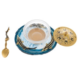 Икорница "Синий Агат" Златоуст