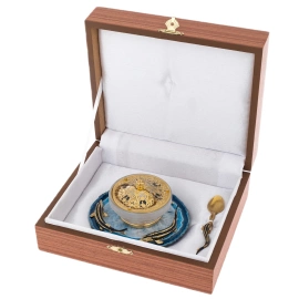 Икорница "Синий Агат" Златоуст