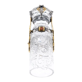 Рюмка в серебряной подставке "Пушка"