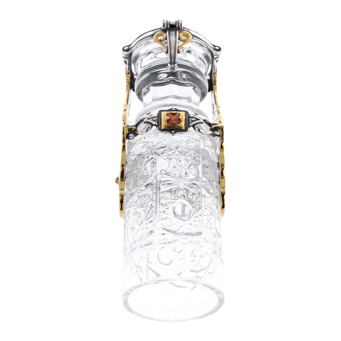 Shot glass in a silver stand "Cannon"