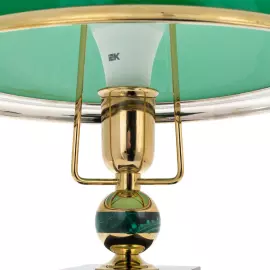 Лампа настольная "Президентская" малахит