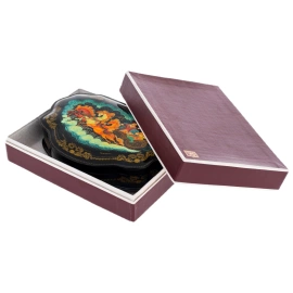 Шкатулка "Тройка" Логинова, Палех