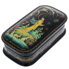 Шкатулка "Снегурочка" Нахмурова, Палех