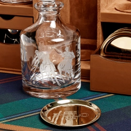 Мини-бар в кожаном футляре "Kipton" на 4 персоны