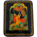 Шкатулка "Жар-птица" Девяткина, Палех