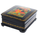 Шкатулка "Жар-птица" Девяткина, Палех