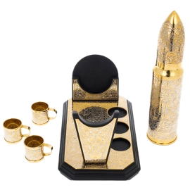 Набор для водки "Снаряд" на 3 персоны, Златоуст