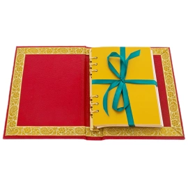 Ежедневник в кожаном переплете "Российская империя"