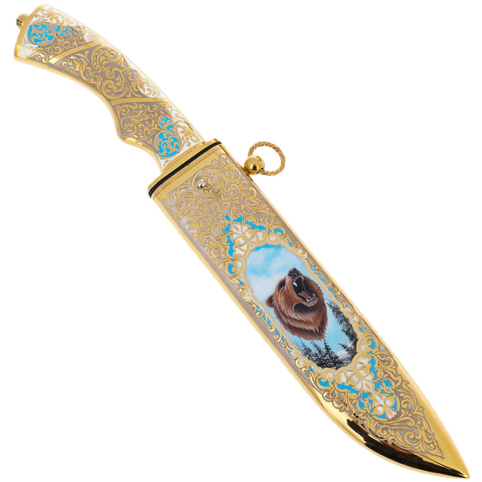 Набор для водки "Охотник" на 6 персон, Златоуст