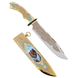 Набор для водки "Охотник" на 6 персон, Златоуст