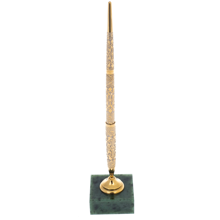 A pen on a jade stand "Status" Zlatoust